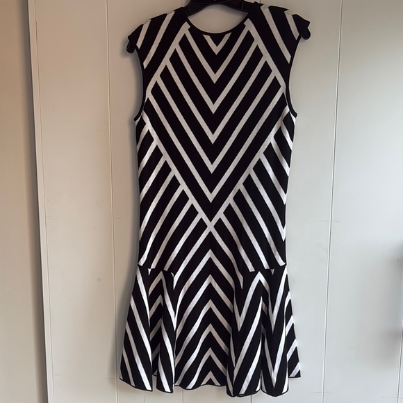 Banana Republic Black and White Mini Dress - Picture 3 of 10